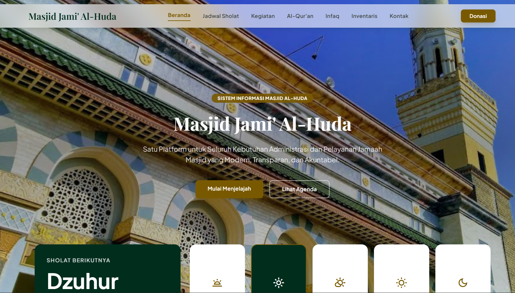 Sistem Manajemen Masjid